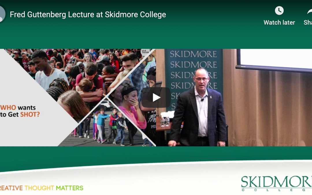 Fred Guttenberg Lecture at Skidmore College